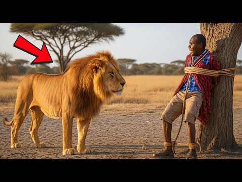 Lion sauve un garde forestier ligoté dans la jungle — mais la suite a bouleversé le monde entier !