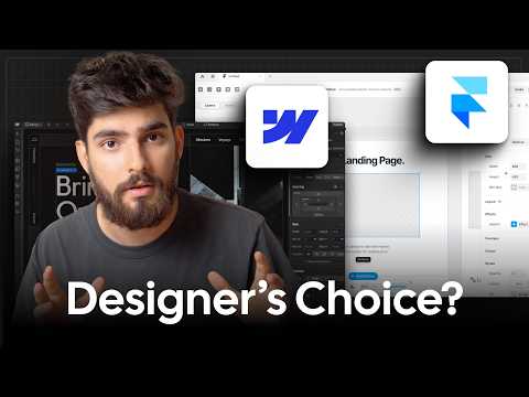 I Tried Webflow and Framer: One Made Me 10x Faster (Transformation)