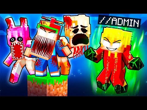 Using ADMIN COMMANDS on a HORROR ONLY One Block!