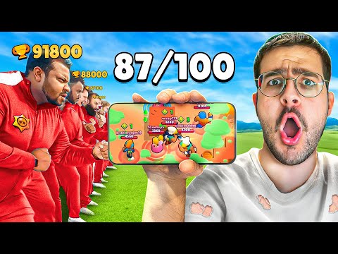 שיחקתי נגד 100 השחקנים הכי טובים בישראל בבראול סטארס!!