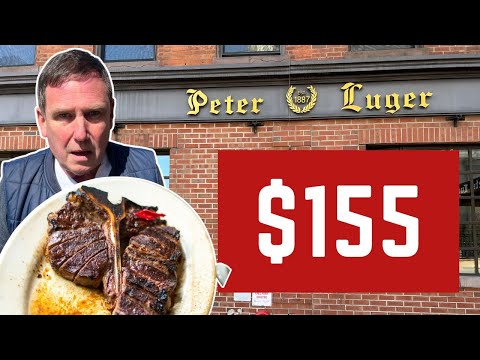 I Review NEW YORK'S EXPENSIVE STEAKHOUSE - PETER LUGER!