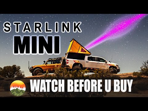 STARLINK MINI - Watch BEFORE You Buy - In-Motion Speed Testing, Setup & Off Grid Power