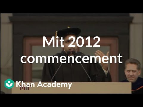 MIT 2012 Commencement Address