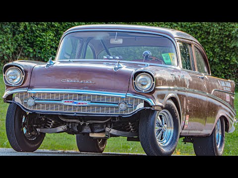 1957 Chevy DRAG CAR Parked Since 1984 LIVES AGAIN!