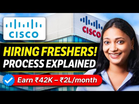 Cisco HIRING Process For FRESHERS| Full Details