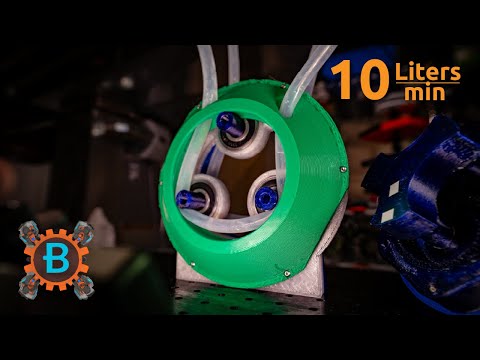 Building a High-Flow Peristaltic Pump: 3D Printed & 10 Liters/Minute