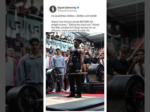 His Bar Bends! (DEADLIFT TECHNIQUE)