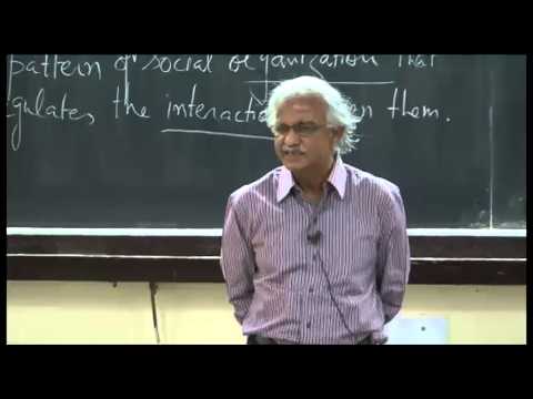 Mod-01 Lec-03 Nature of society: Individuals and groups