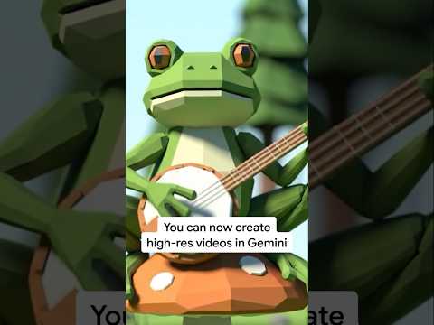 🐸✨ Rolling out today, you can create high-res eight-second videos in Gemini Advanced with Veo 2.