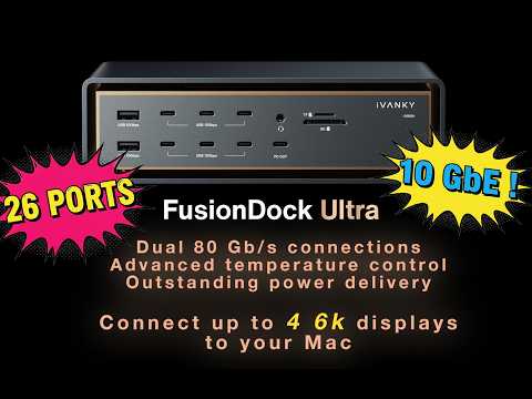 Ivanky fusionDock ULTRA ...‼️ 26 PORTS ‼️