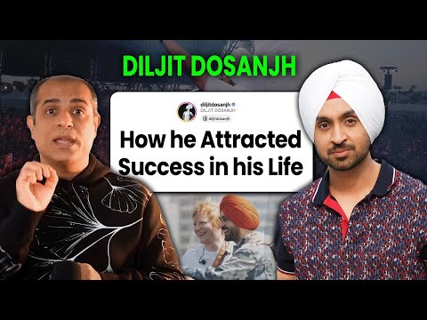 Diljit Dosanjh Case Study to Success | Law of Attraction |  Mitesh Khatri