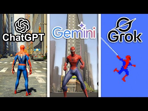 6 Ais Compete To Make The Best Spider Man Game From Scratch 