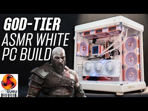 The Cleanest White PC Build – ASMR Edition (KRATOS Inside)