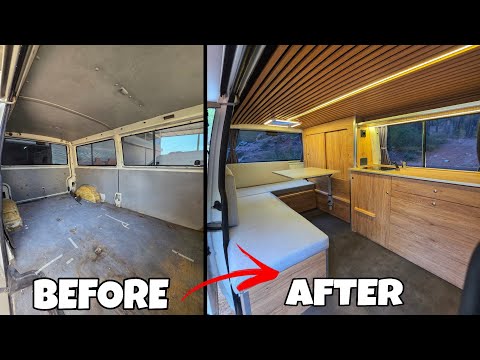 Camper van conversion full build timelapse | vw transporter