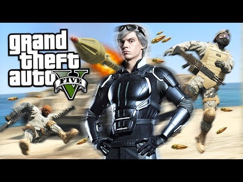 GTA 5 Mods - QUICKSILVER MOD w/ SUPER SPEED!! GTA 5 Quicksilver Mod Gameplay! (GTA 5 Mods)
