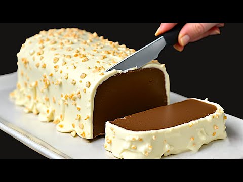 🎄 Weihnachtsdessert in 5 Minuten! Nur Milch und Schokolade! Kein Backen!