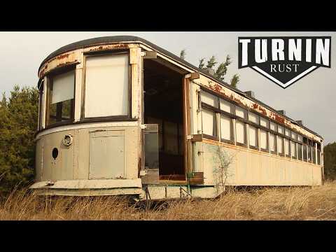 LOST 1920s Dallas Train Car Rescued | ABANDONED Trolley Found After Decades | Turnin Rust
