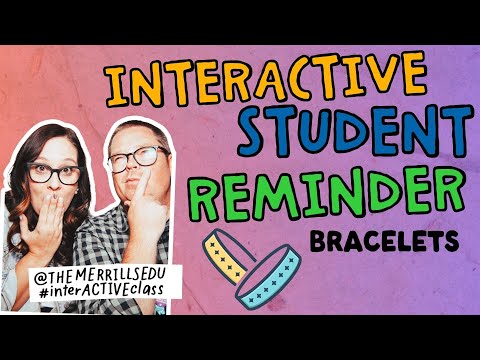 Student Reminder Bracelets