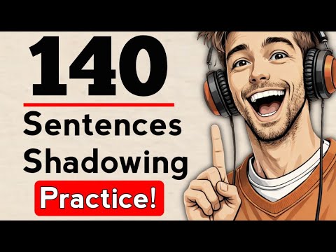 140 English Sentence Daily life Conversation Shadowing Practice (B1-C2) English Podcast