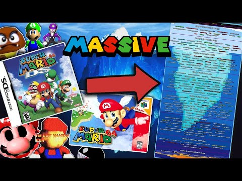 this Tremendous Super Mario 64 & 64 DS Iceberg