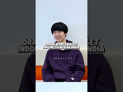 Orang korea kira indonesia itu india?π± #koreanreaction #indonesiakorea #koreanindonesia