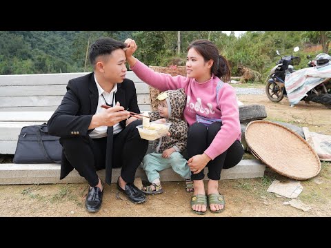 "Process of Making Bamboo Shoots Rolled with Meat, Bring It Construction Site For CEO To Have Lunch.