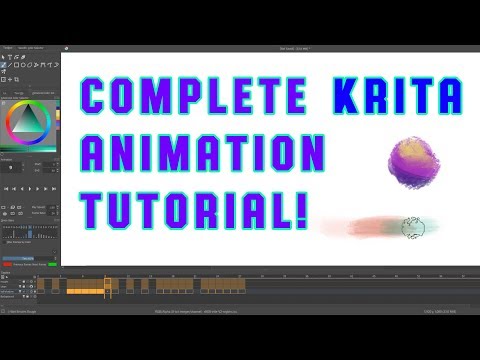 COMPLETE Krita Animation Demo/Tutorial in 30 MINS!