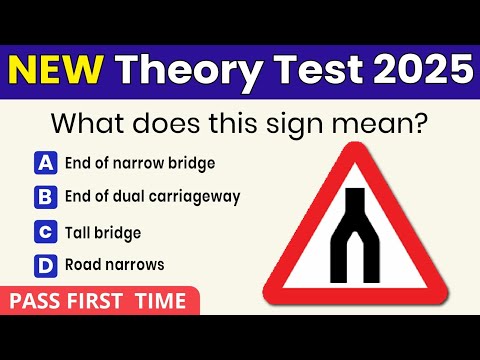 Theory Test 2025 UK Revision | NEW DVSA Style Questions | Pass First Time