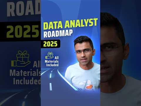 Data Analyst Roadmap 2025 #codebasics #shorts #dataanalytics #roadmap #dataanlysis #data