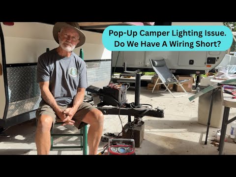 Today's Project:  The Lights In The 2006 Fleetwood Niagara Pop-Up Camper Are Flickering Badly.  Why?
