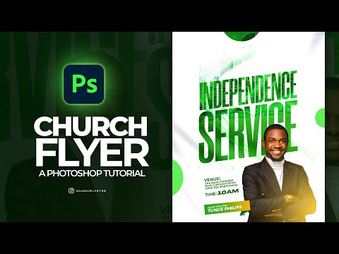 Design a Beautiful Church Flyer in Photoshop – Easy Step-by-Step Tutorial!