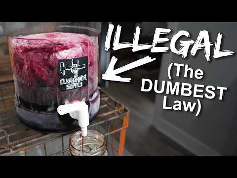 How to Make Apple Jack (Freezer Moonshine Made By Freeze Distilling) - The DUMBEST Law in America?