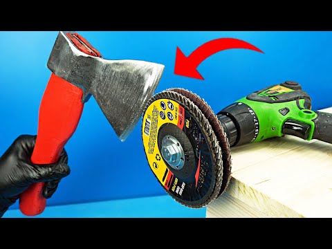 Sharp Ax Sharpening Method in 5 Minutes!
