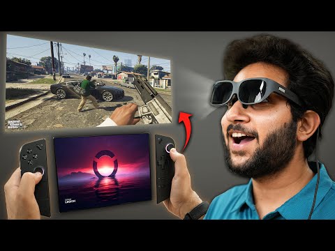 I Created My Personal 80 Inches Gaming Theatre With Legion Go & Glasses!