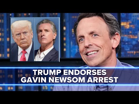 Trump Endorses Gavin Newsom's Arrest by Border Czar Tom Homan