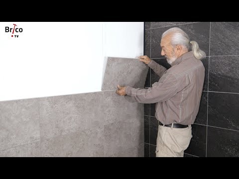 Poser du carrelage mural composite - Tuto bricolage avec Robert
