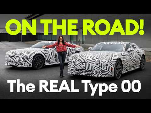 On the road in the REAL Type 00: Jaguar's crazy concept comes to life