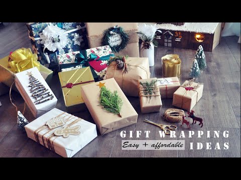 DIY EASY GIFT WRAPPING IDEAS + HACKS | Eco-friendly and affordable