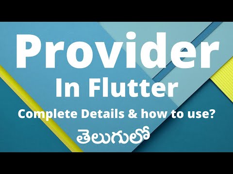 Provider State Management with example In Flutter #1 |  Sai Gopi