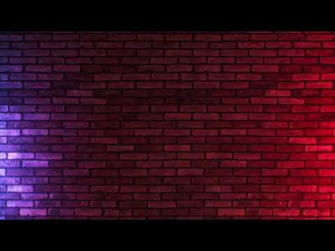 4K Screensaver Police Lights on a Brick Wall - Dynamic Footage for Your Next Project!