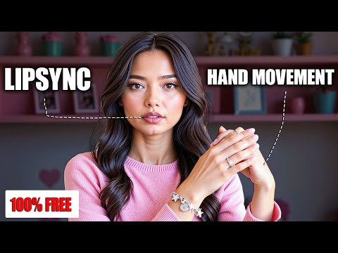 How to Make a FREE Realistic AI Talking Avatar with Lip-Sync + Hand Movements