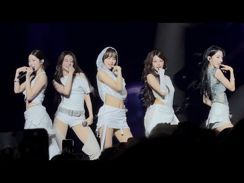 LE SSERAFIM - Smart (Remix) & Fire in the Belly fancam at EASY CRAZY HOT Tour Las Vegas 09-20-25