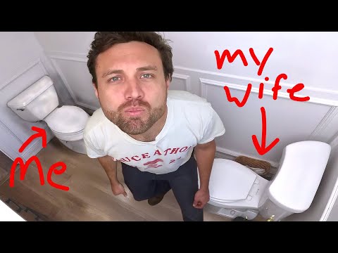 fixing my double toilet bathroom