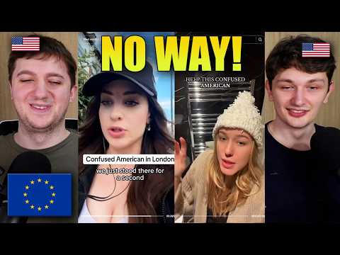 Americans React to CONFUSED Americans in Europe!
