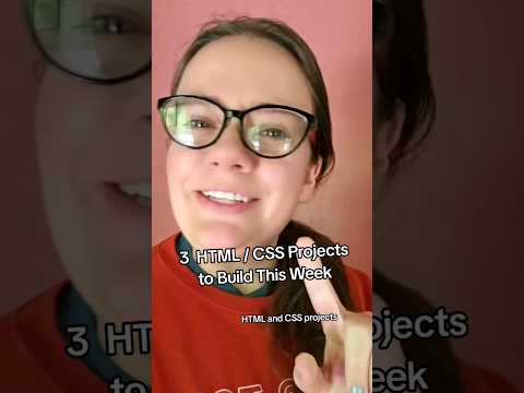 These #HTML and #CSS projects will help you practice important web development skills.