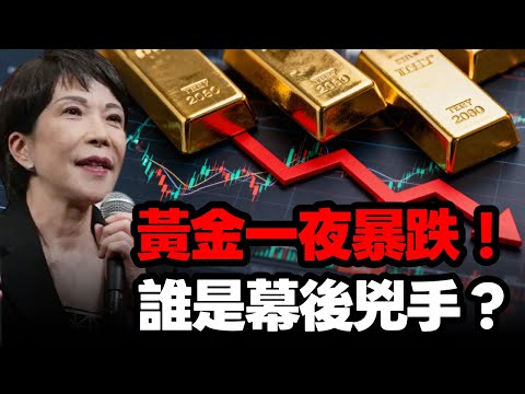 大跳水！黃金一夜暴跌！誰是幕後兇手？#黃金 #金價 #套息交易