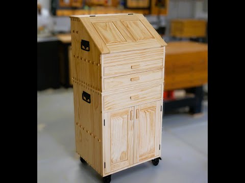 Tool Chest Build / Hand Tools Only/ No Waffle