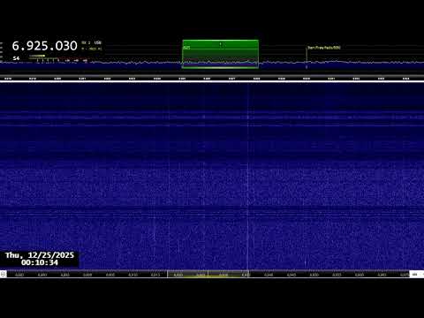 6955 kHz & 6965 kHz USB Christmas Music on Christmas Eve | 12/24/2025 2325 UTC
