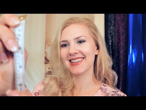 👗 Prom Dress Fitting 👗 ASMR ○ Measuring ○ Crinkling