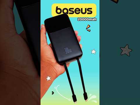 Baseus Comet Series 30W 20000mAh Power Bank Review | একসাথে 3 Device Super Fast চার্জ!